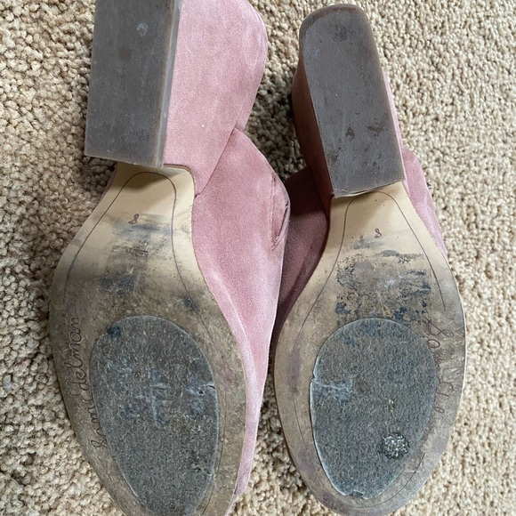 Sam Edelman Dusty Rose Suede Heel - Picture 6 of 7